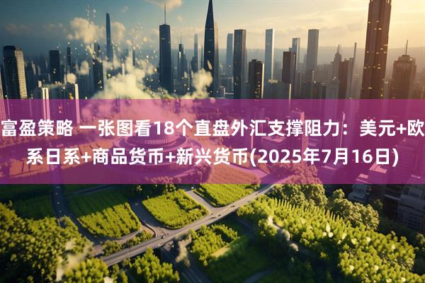富盈策略 一张图看18个直盘外汇支撑阻力：美元+欧系日系+商品货币+新兴货币(2025年7月16日)
